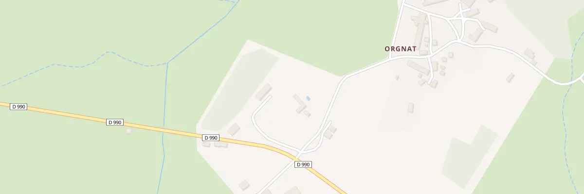 Plan du 17 Orgnat à Saint-Dizier-la-Tour