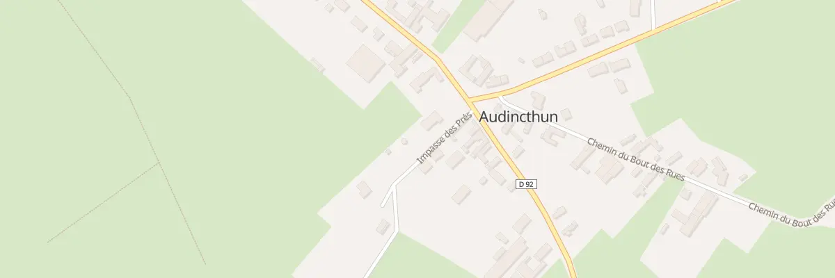 Plan du 1 Imp des Pres à Audincthun