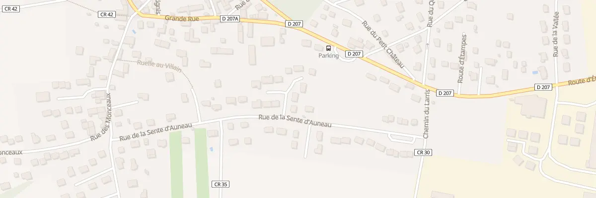 Plan du 43 Rue de la Sente d’Auneau à Brières-les-Scellés