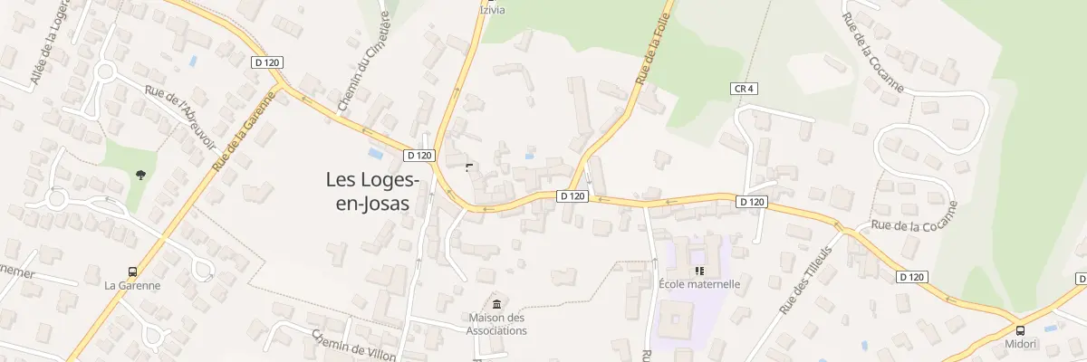 Plan du 9 Gr Grande Rue aux Loges-en-Josas