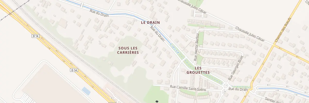 Plan du 65 Rue du Drain à Pierrelaye
