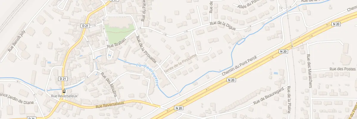 Plan du 9003 Rue de la Pirouette à Étampes