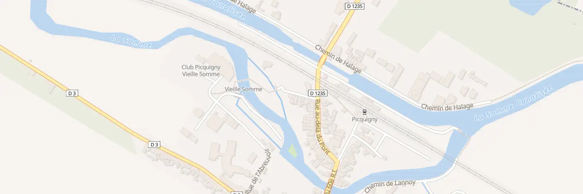 Plan du 34 Rue du Vieux Moulin à Picquigny