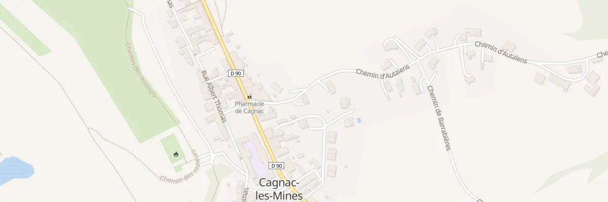 Plan du 2 Che d’Autalens à Cagnac-les-Mines