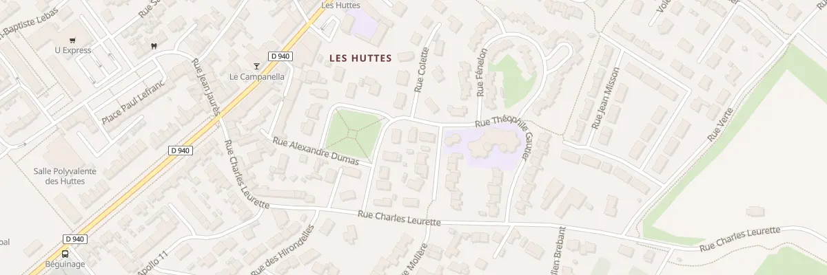 Plan du 10 Rue Beaumarchais à Gravelines