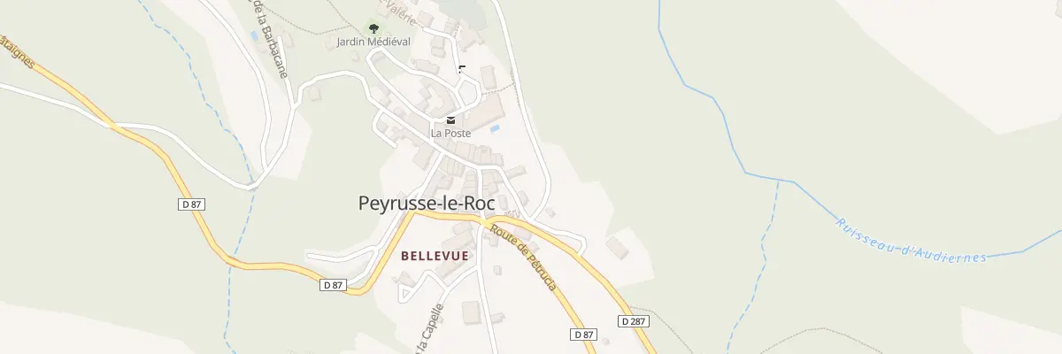 Plan du 7 Rue du Four a Pain à Peyrusse-le-Roc