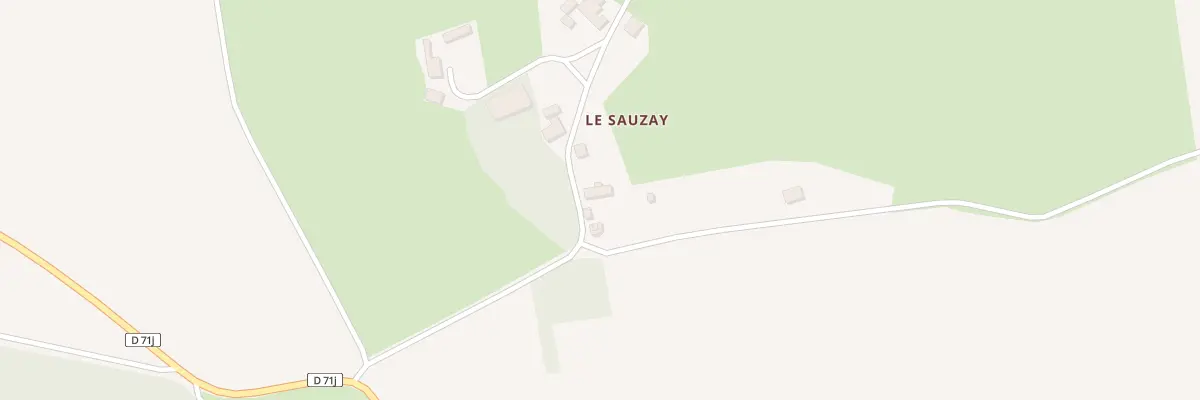 Plan du 5259 Les Charbonnieres à Vijon