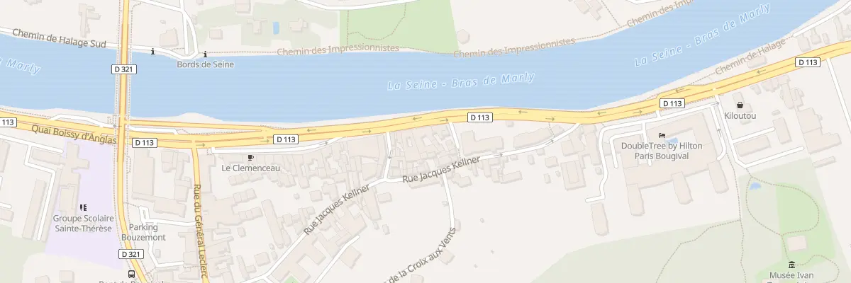 Plan du 23 Quai Georges Clémenceau à Bougival