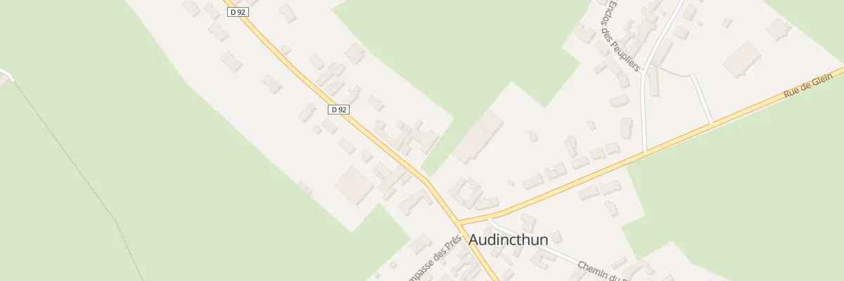 Plan du 58 Rue Principale le Village à Audincthun