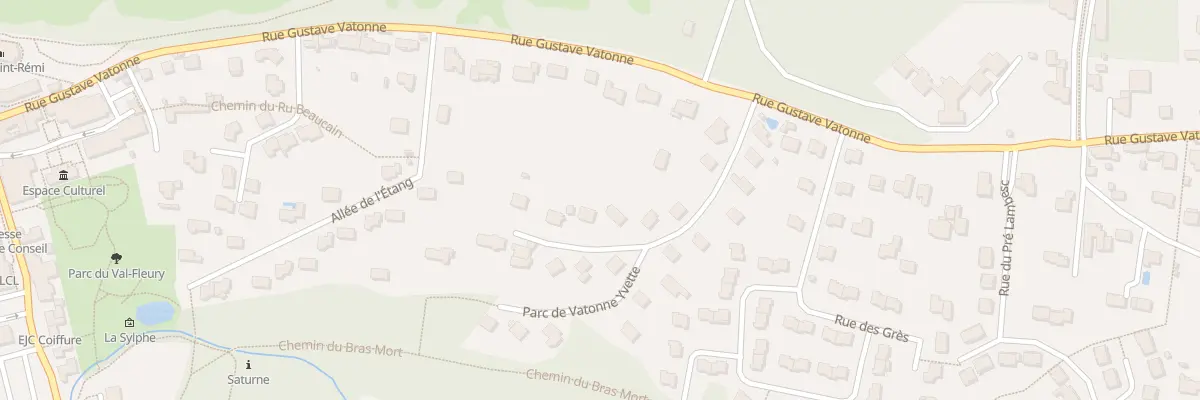 Plan du 40 Rue Gustave Vatonne à Gif-sur-Yvette