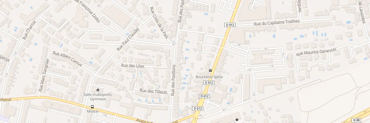 Plan du 107 Rue des Pavillons à Albi