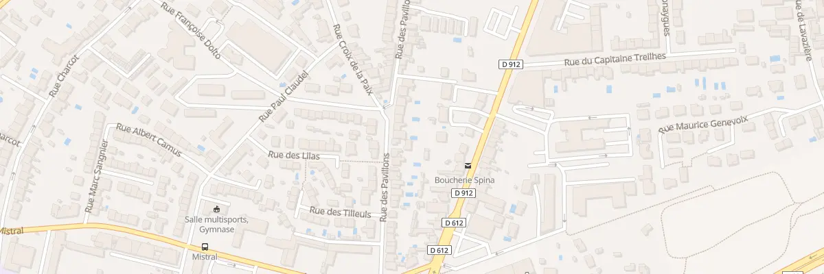 Plan du 105 Rue des Pavillons à Albi