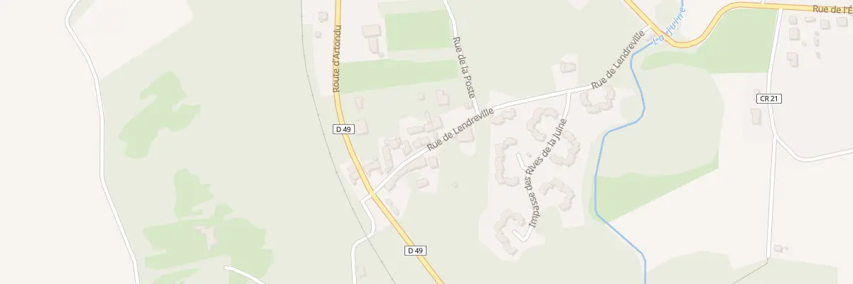 Plan du 6 Rue de Lendreville à Ormoy-la-Rivière