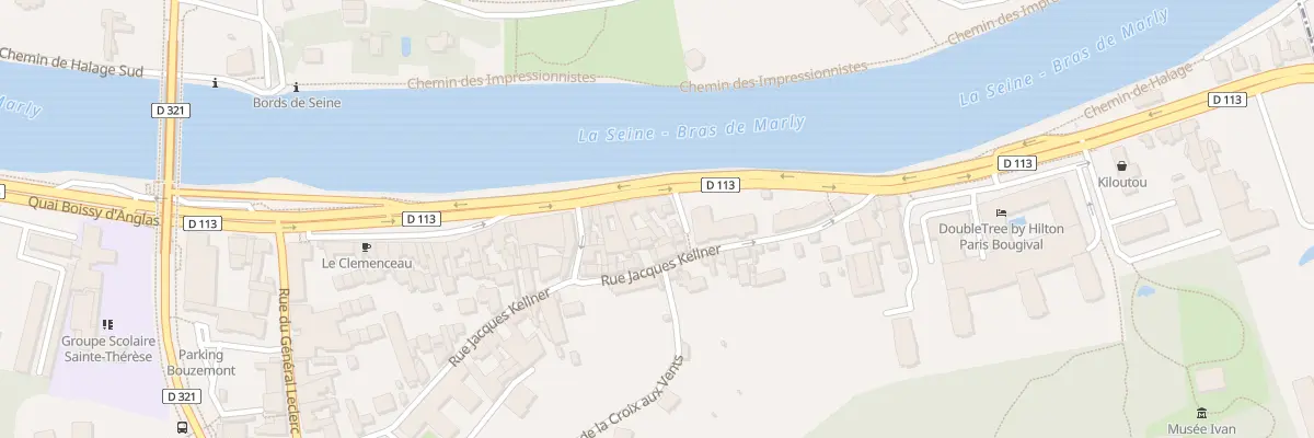 Plan du 24 Quai Georges Clémenceau à Bougival
