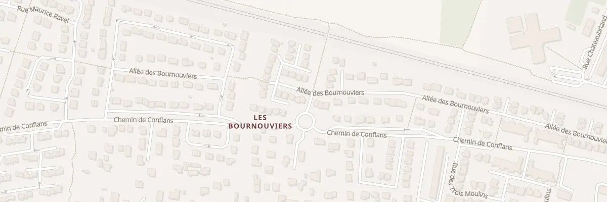 Plan du 47 All des Bournouviers à Herblay-sur-Seine
