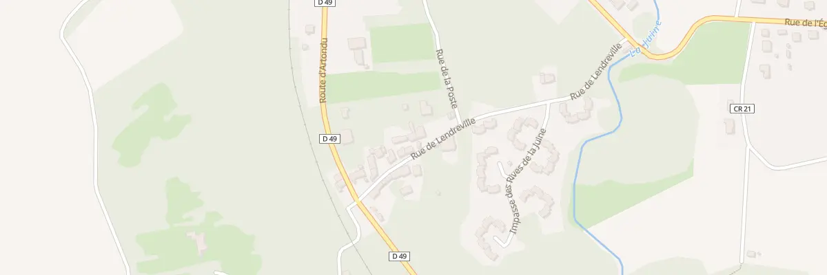 Plan du 4 Rue de Lendreville à Ormoy-la-Rivière