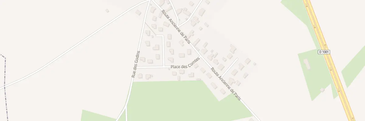 Plan du 1 Pl des Comtes à Warluis