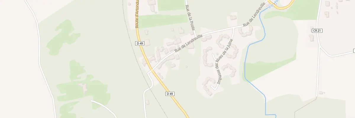 Plan du 1B Rue de Lendreville à Ormoy-la-Rivière