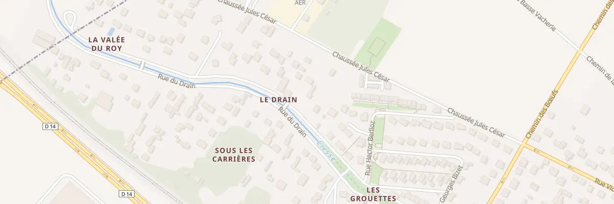Plan du 64 Rue du Drain à Pierrelaye