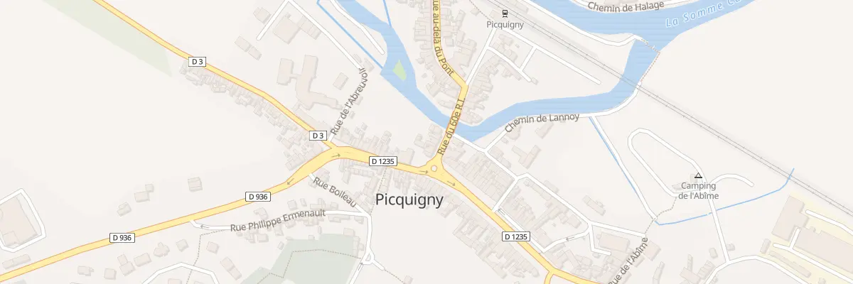 Plan du 14 Rue du 60eme R.I. à Picquigny