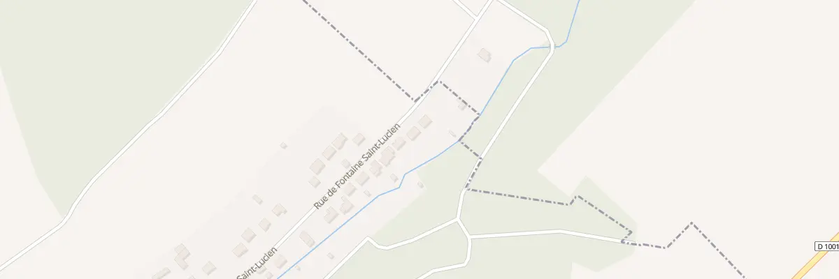 Plan du 604 Rue de Fontaine Saint Lucien à Guignecourt
