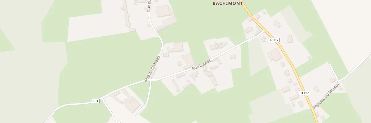 Plan du 8 Rue Louvet à Buire-au-Bois