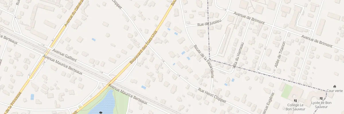 Plan du 38 Rue Henri Cloppet au Vésinet