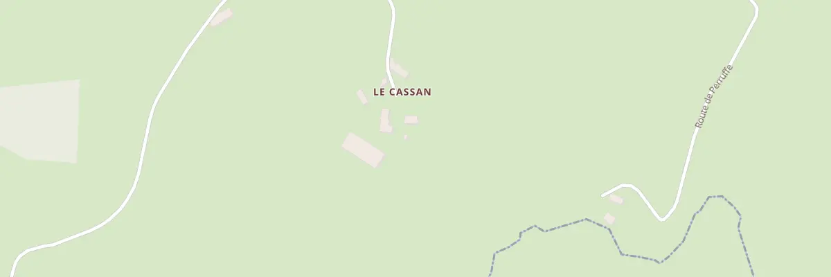 Plan du 5061 Cassan à Cros-de-Montvert