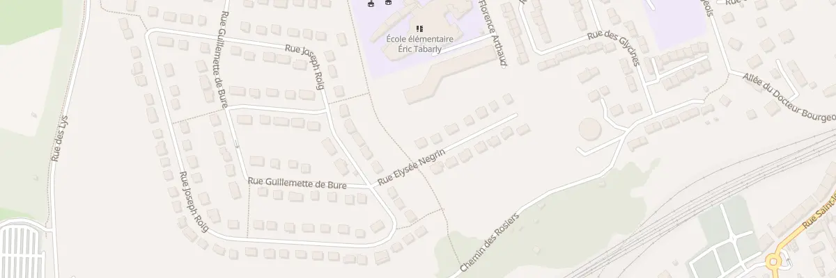 Plan du 14 Rue Elysée Négrin à Étampes