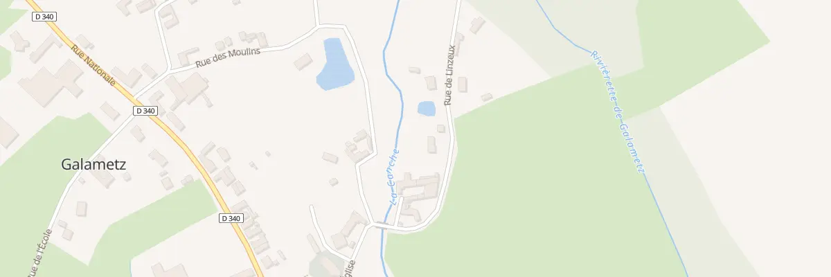Plan du 13 Rue de Linzeux à Galametz