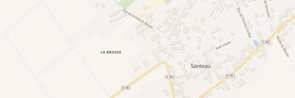 Plan du 4 Car de la Croix à Santeau
