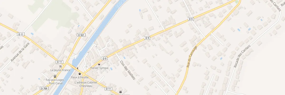 Plan du 32 Rue des Maillets à Fay-aux-Loges