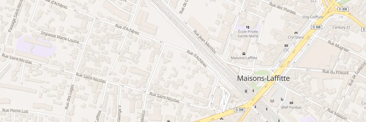 Plan du 27 Rue d’Achères à Maisons-Laffitte