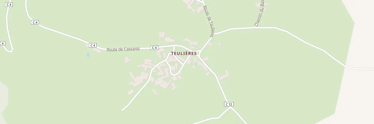 Plan du 5108 Teulieres au Bas Ségala