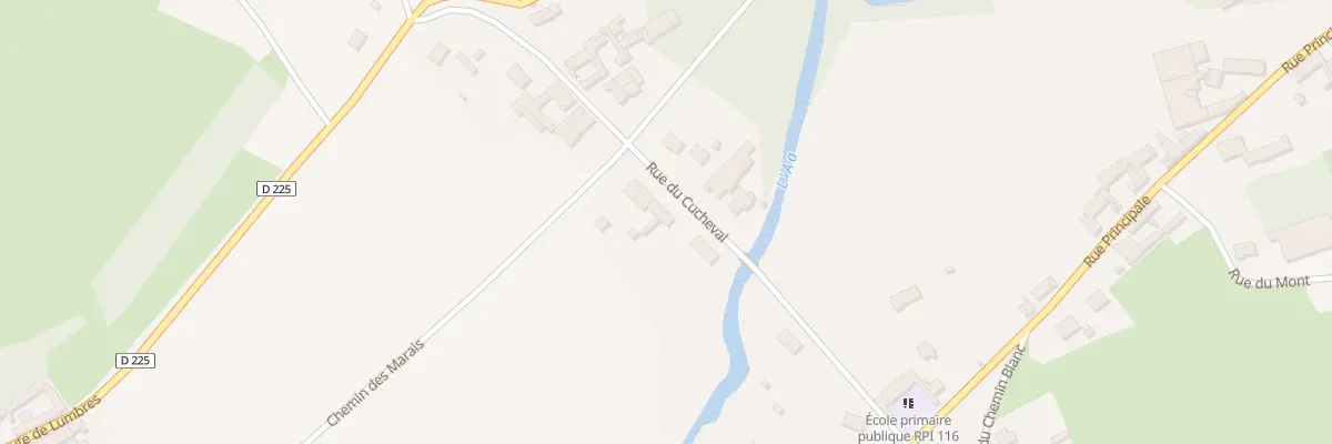 Plan du 8 Rue du Cucheval à Ouve-Wirquin