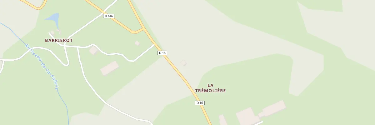 Plan du 2 La Tremoliere à Lapleau