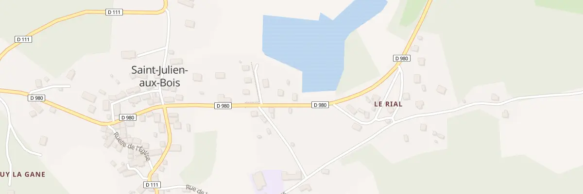 Plan du 37 Rte du Quinsac à Saint-Julien-aux-Bois