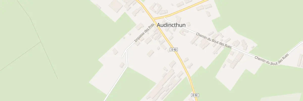 Plan du 61 Rue Principale le Village à Audincthun