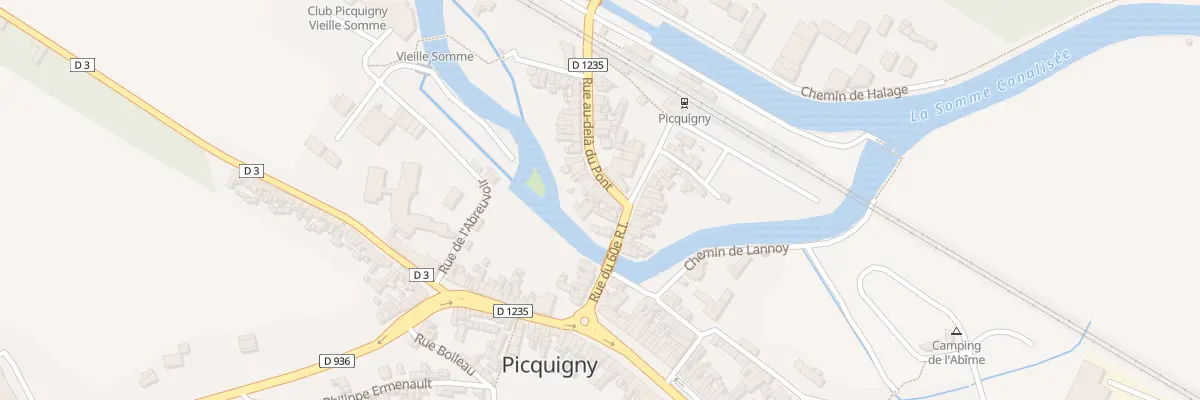 Plan du 16 Rue Au-delà du Pont à Picquigny