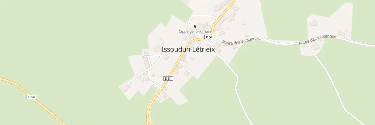 Plan du 7 Rte de l’Ancienne Forge à Issoudun-Létrieix