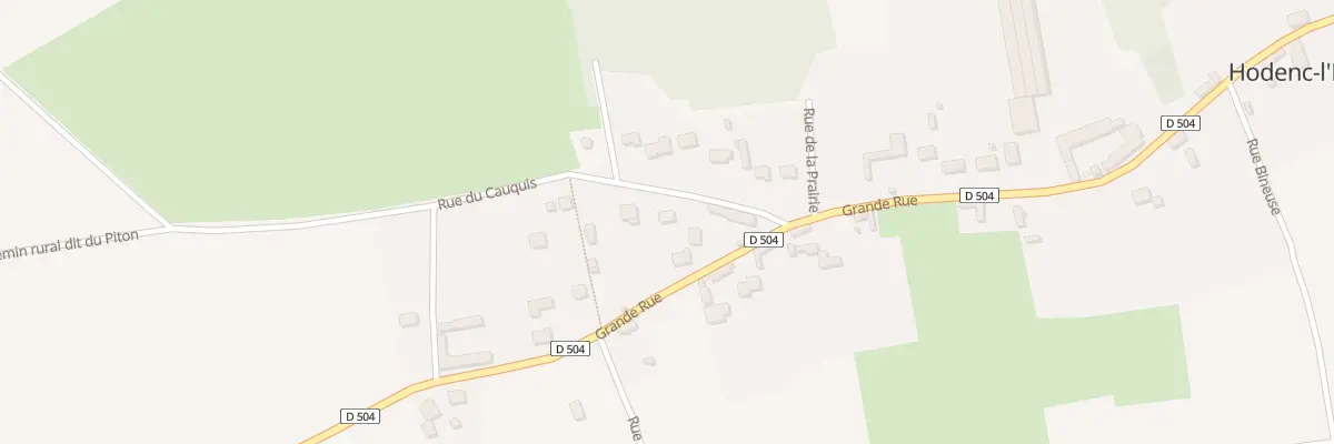 Plan du 1 Rue du Cauquis à Hodenc-l’Évêque
