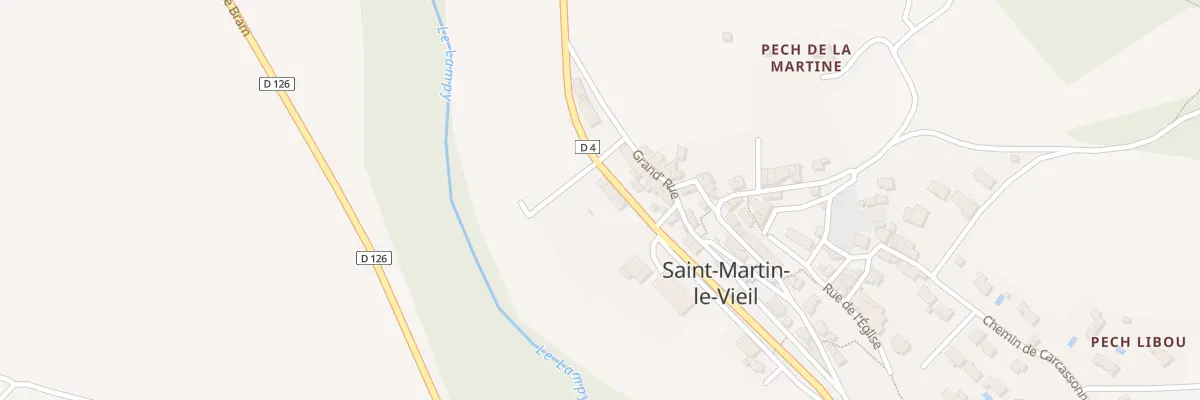 Plan du 14 Rte du Lampy à Saint-Martin-le-Vieil