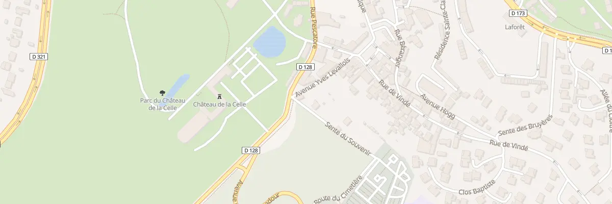 Plan du 5 Av Yves Levallois à La Celle-Saint-Cloud