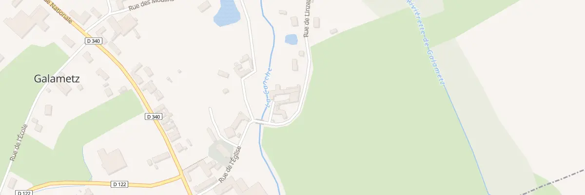 Plan du 7 Rue de Linzeux à Galametz