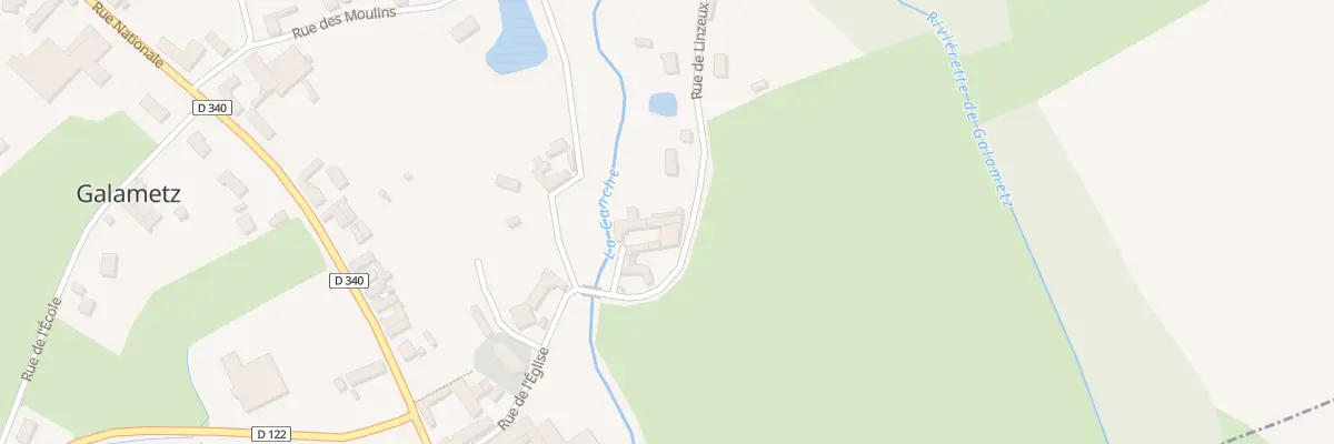 Plan du 7B Rue de Linzeux à Galametz