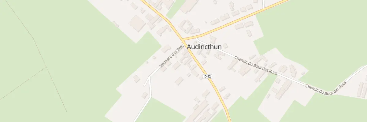 Plan du 59 Rue Principale le Village à Audincthun
