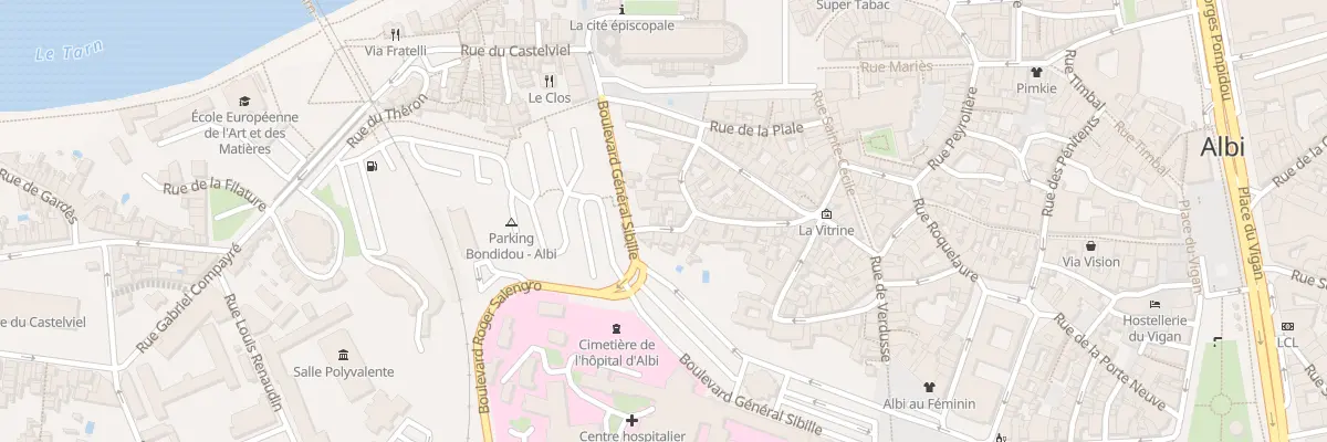 Plan du 3 Rue du Chanoine Birot à Albi