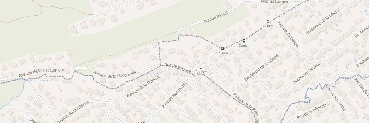 Plan du 2 Rue de Frileuse à Bures-sur-Yvette