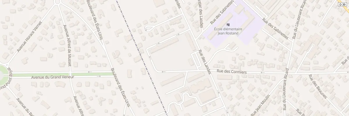 Plan du 151 Rue des Landes à Chatou