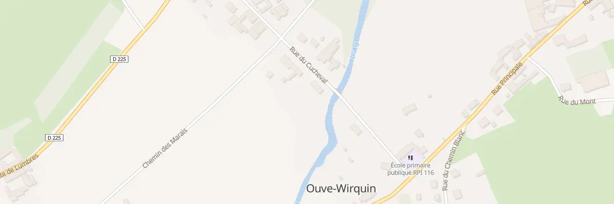 Plan du 6 Rue du Cucheval à Ouve-Wirquin
